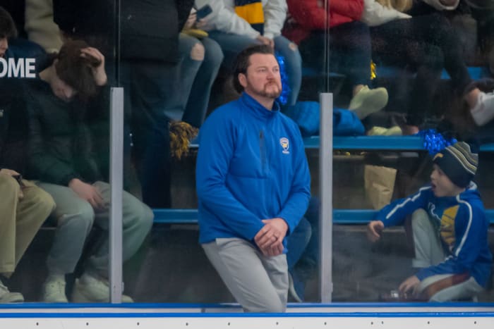 Wayzata coach Pat O'Leary. Photo by Earl Ebensteiner.